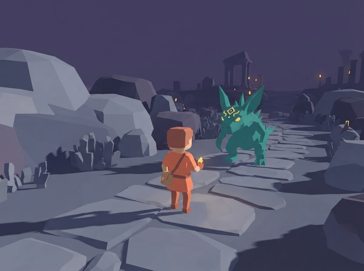 Chunky low-poly