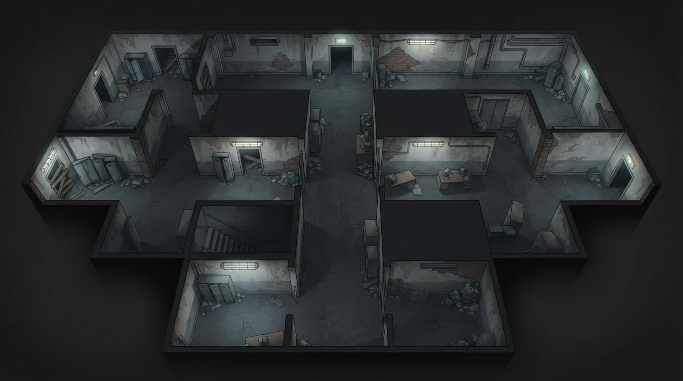 Tight dark halls