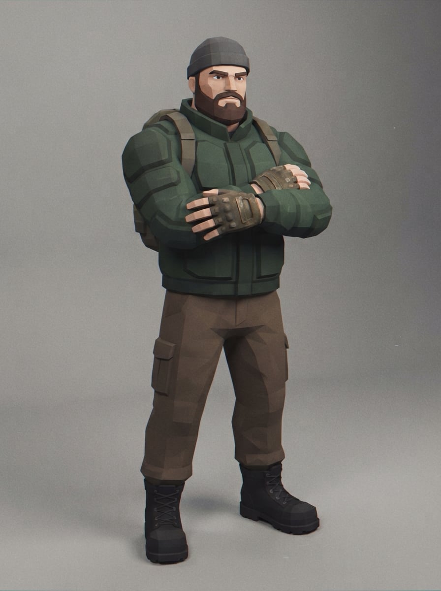 A strong hero