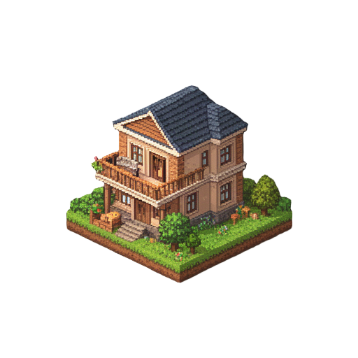 Pixel Isometric House