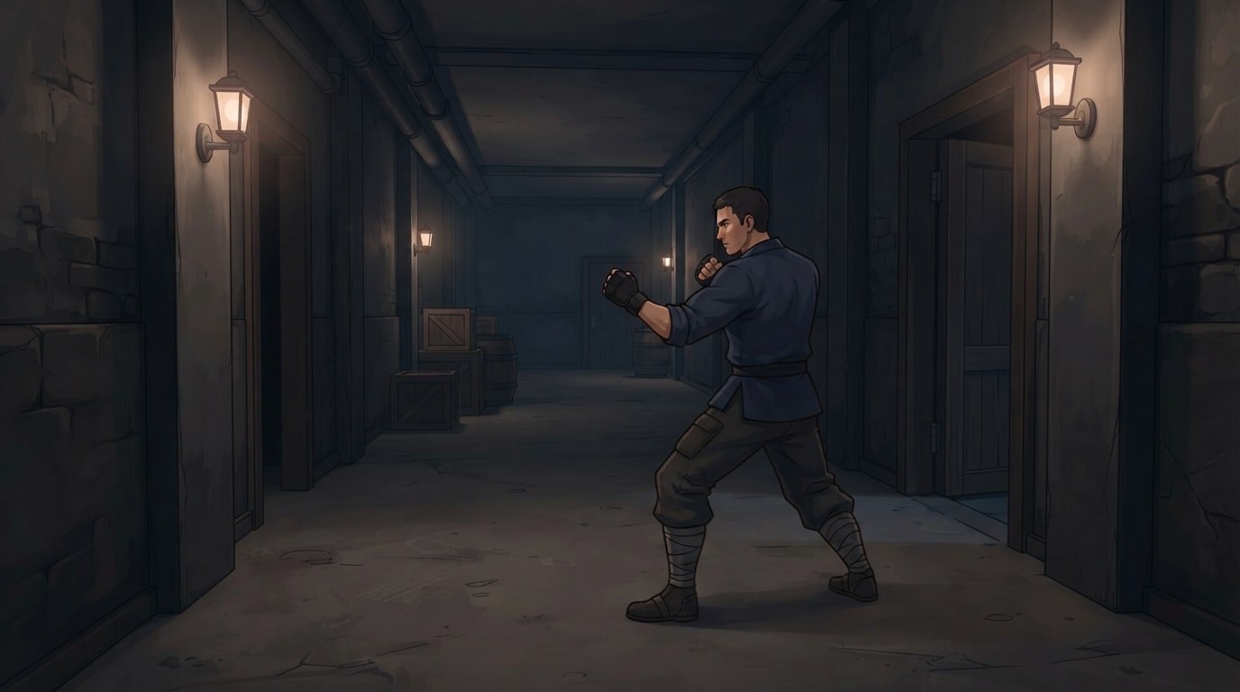 Tight dark halls