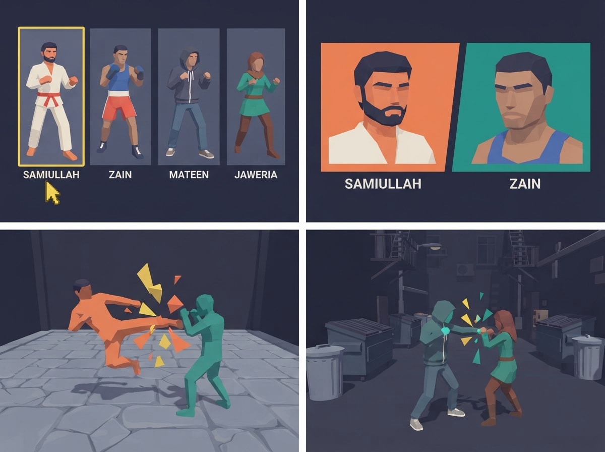 Chunky low-poly