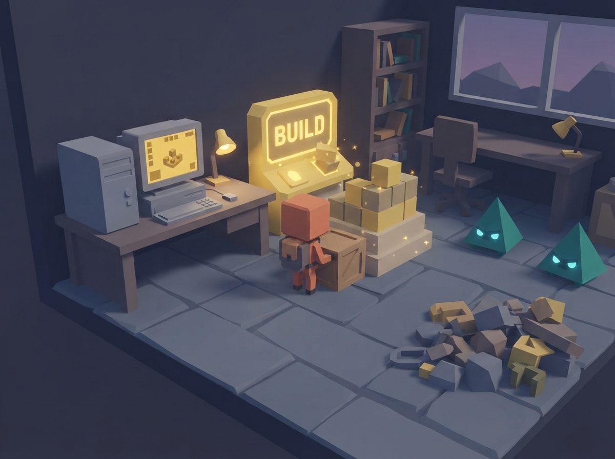 Chunky low-poly
