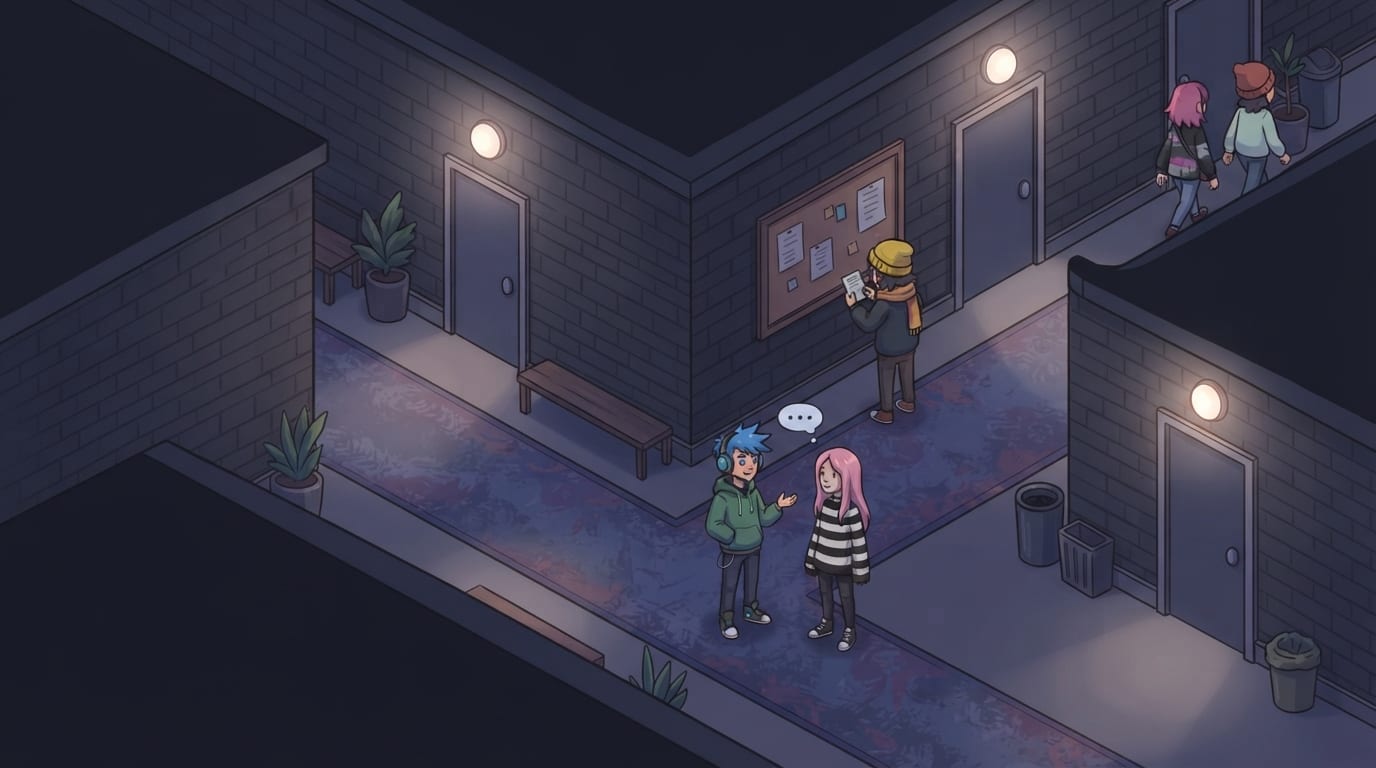 Tight dark halls
