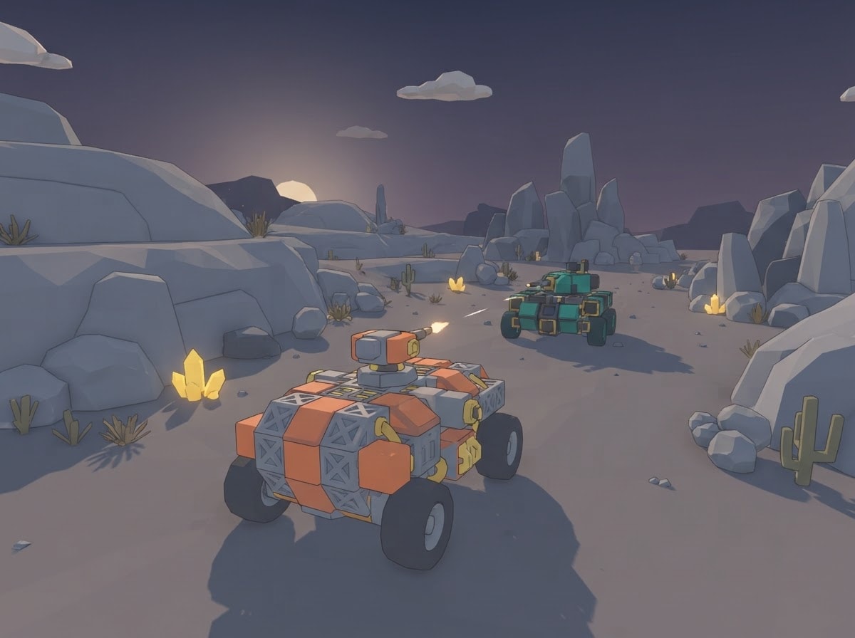 Chunky low-poly