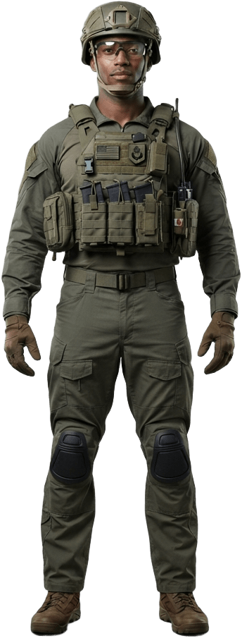 Image: Photorealistic full-body character reference sheet