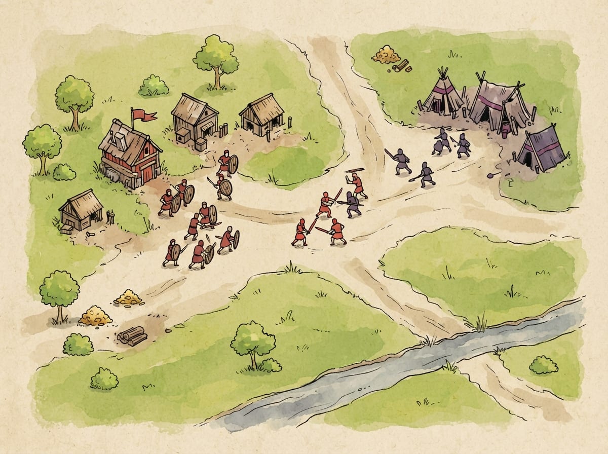 Hand-drawn