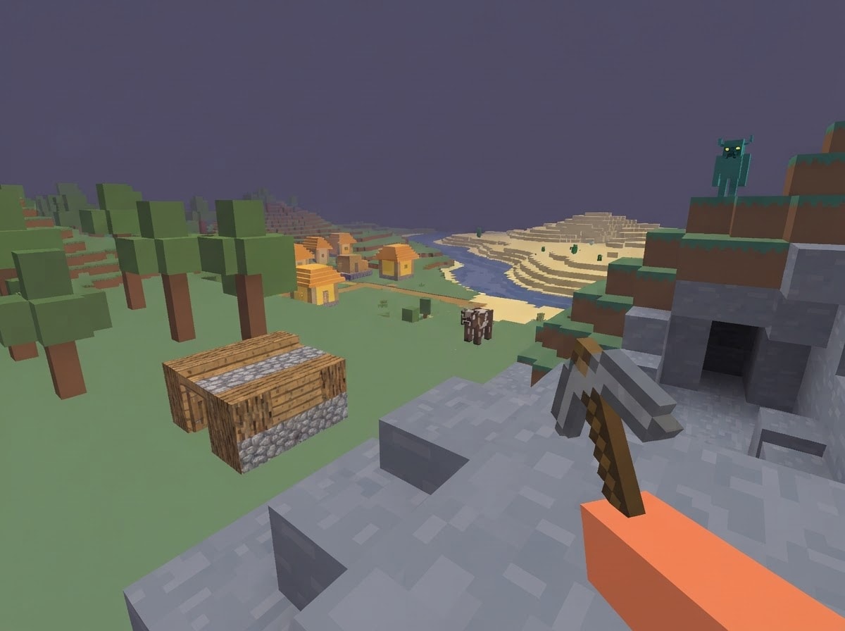 Chunky low-poly
