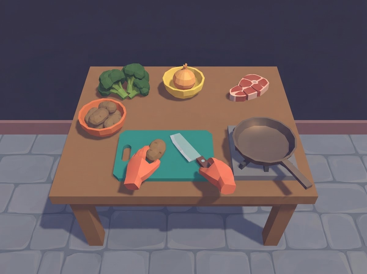 Chunky low-poly