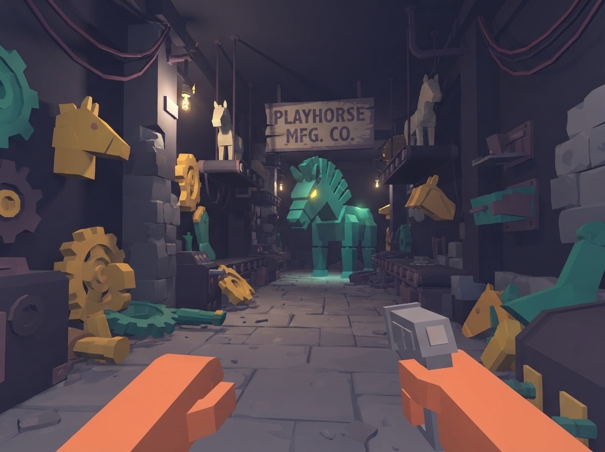 Chunky low-poly