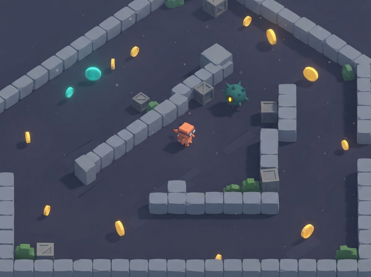 Chunky low-poly