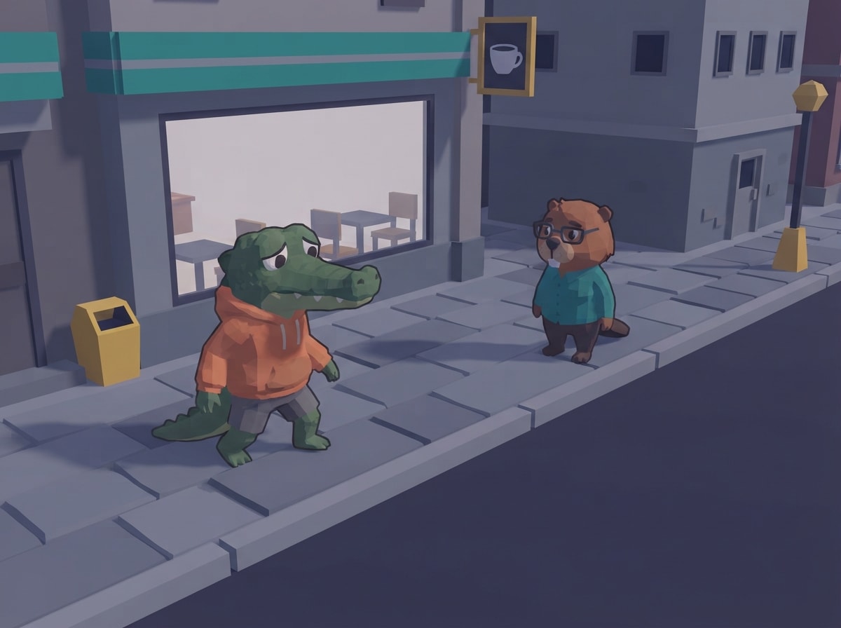Chunky low-poly