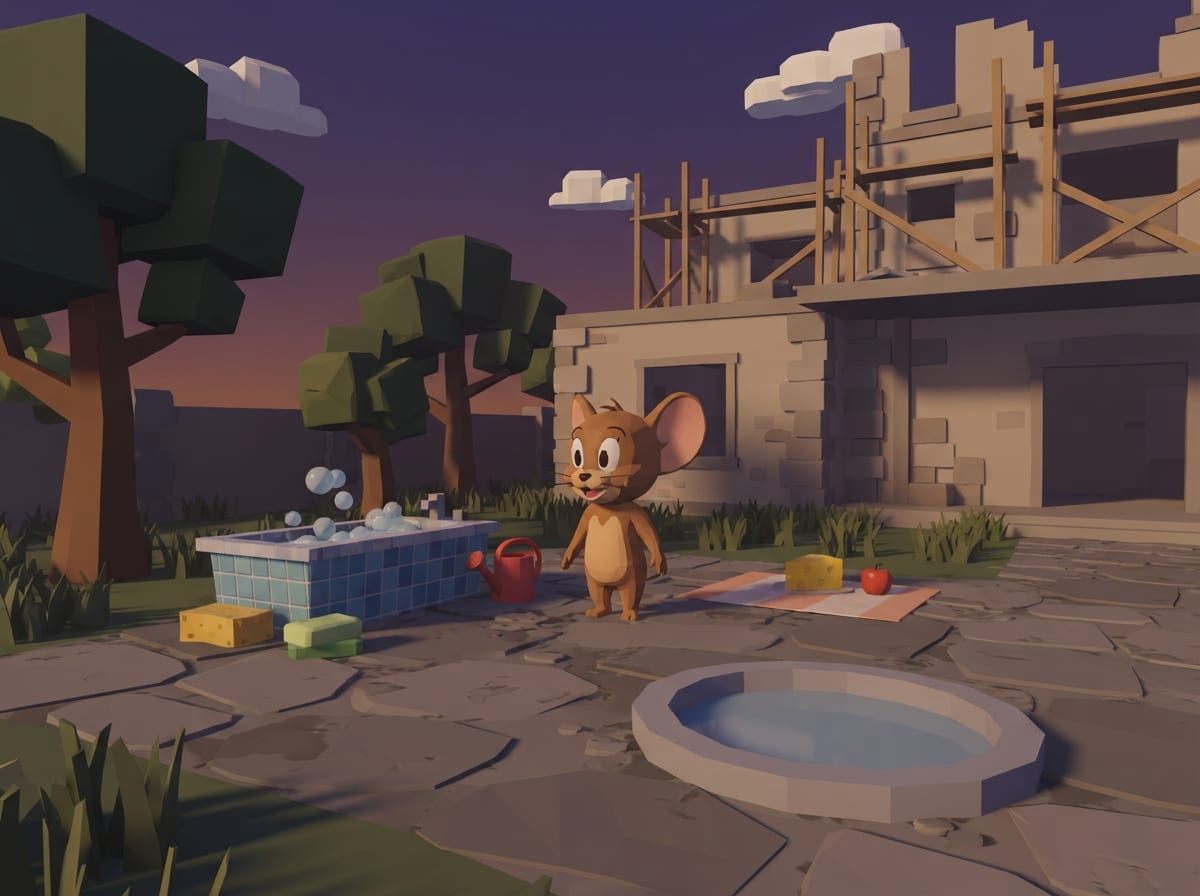 Chunky low-poly