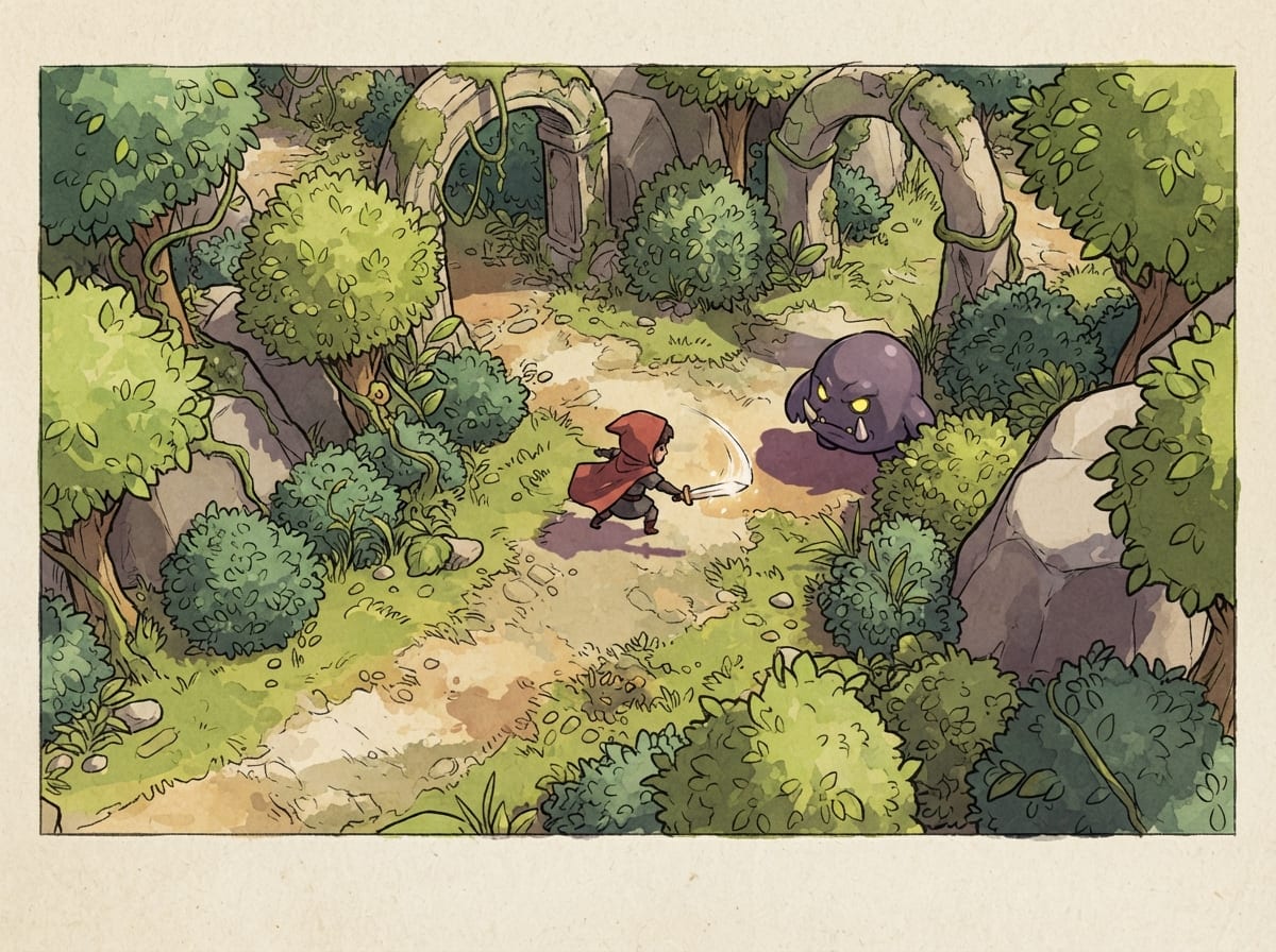 Hand-drawn