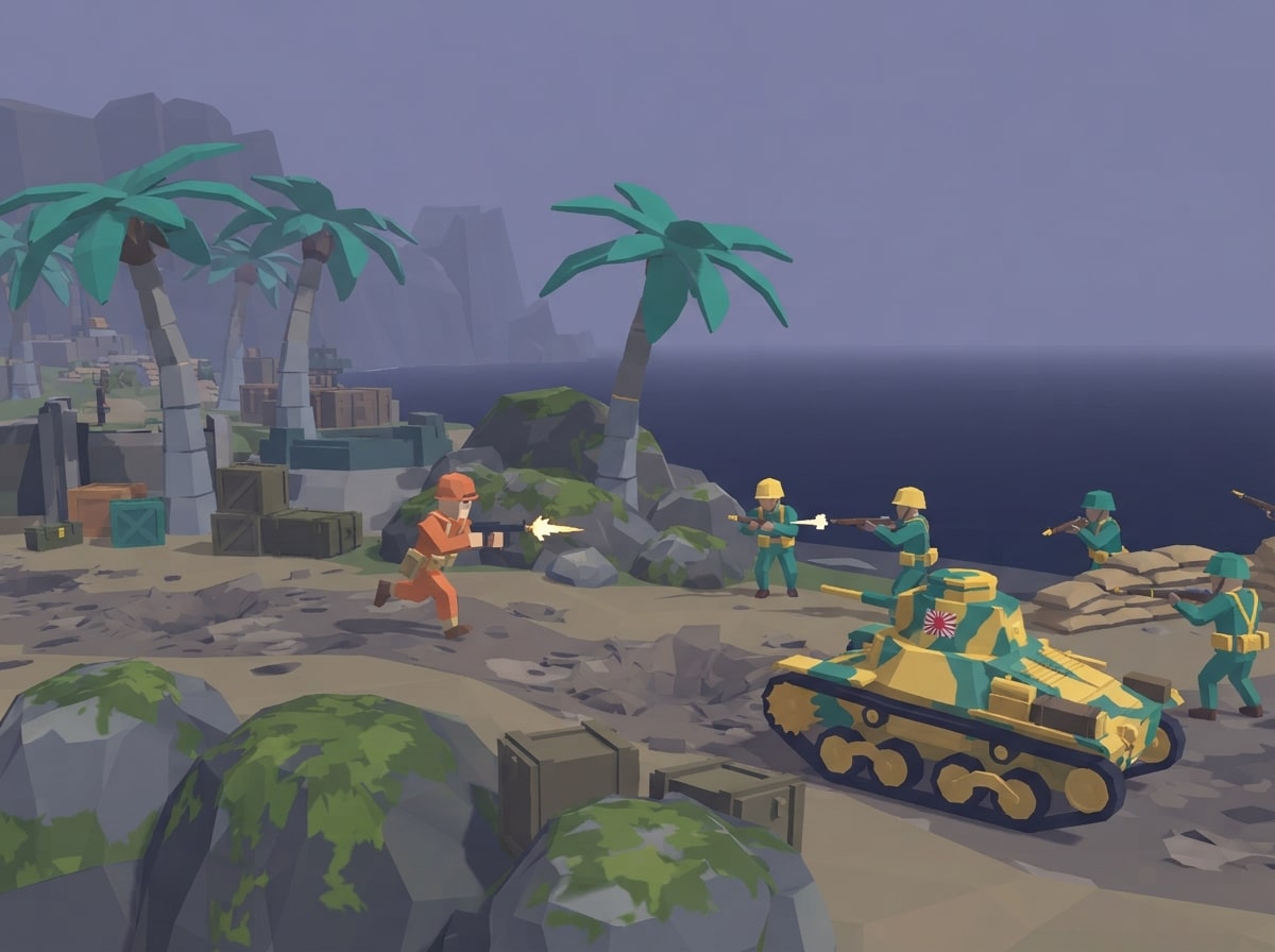 Chunky low-poly