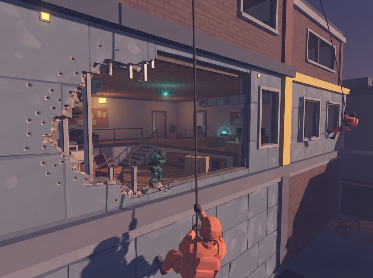 Chunky low-poly