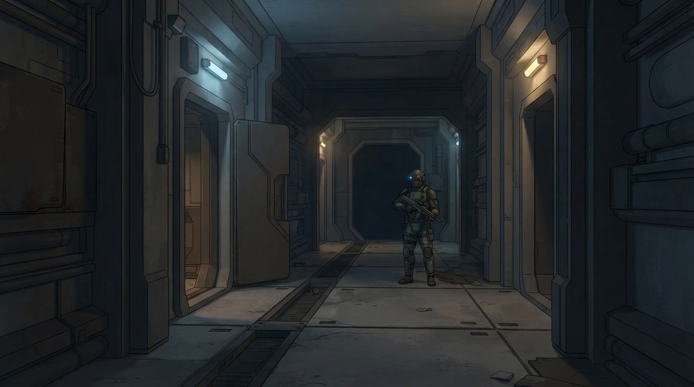 Tight dark halls