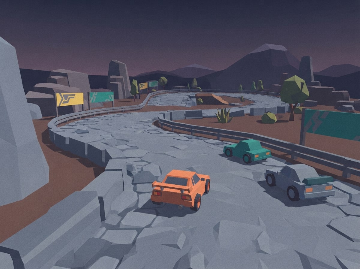 Chunky low-poly