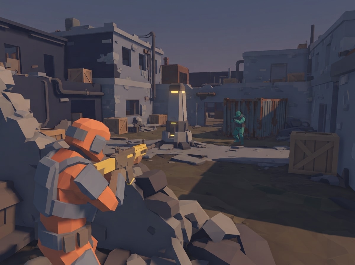 Chunky low-poly