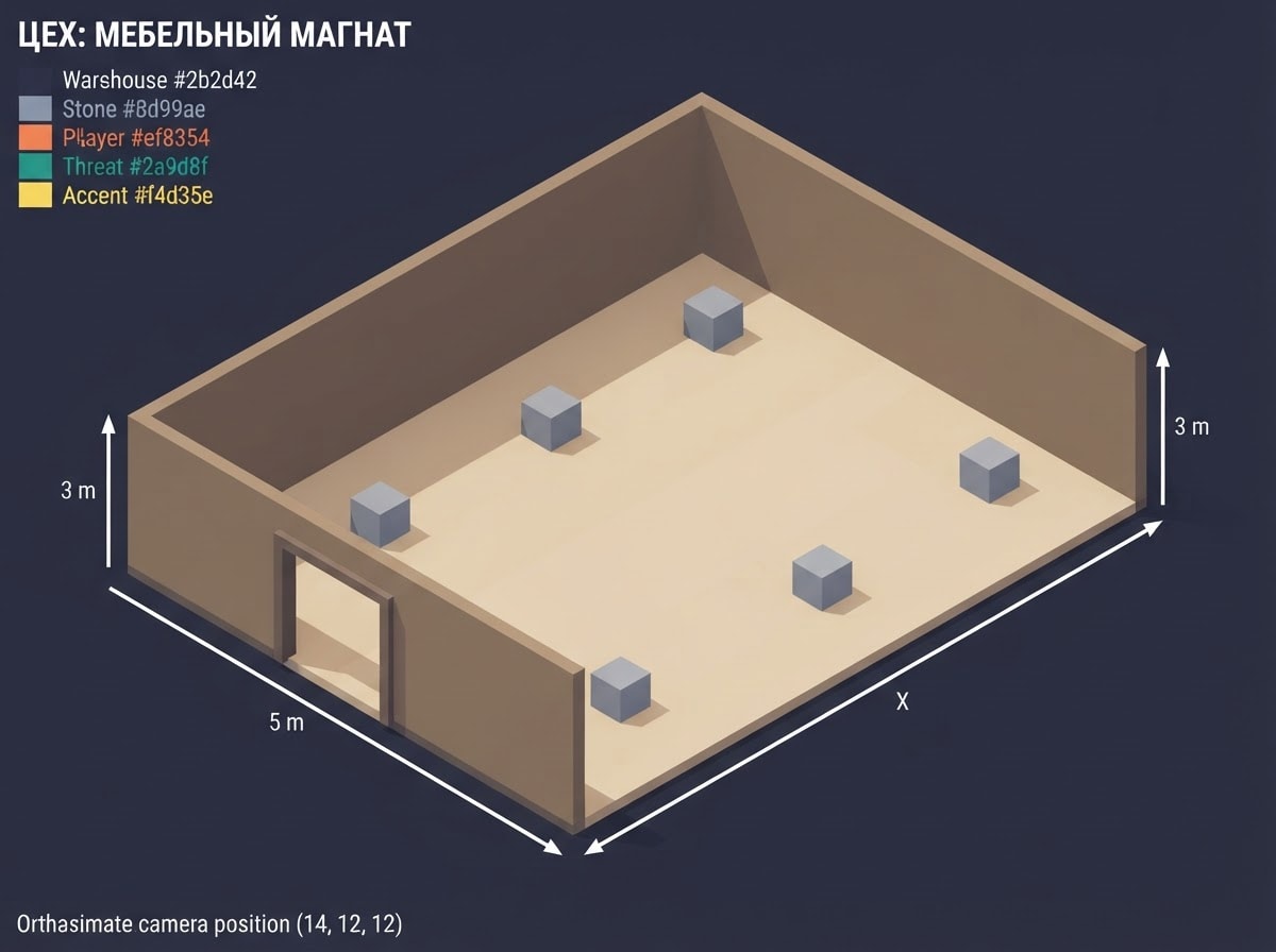 Chunky low-poly