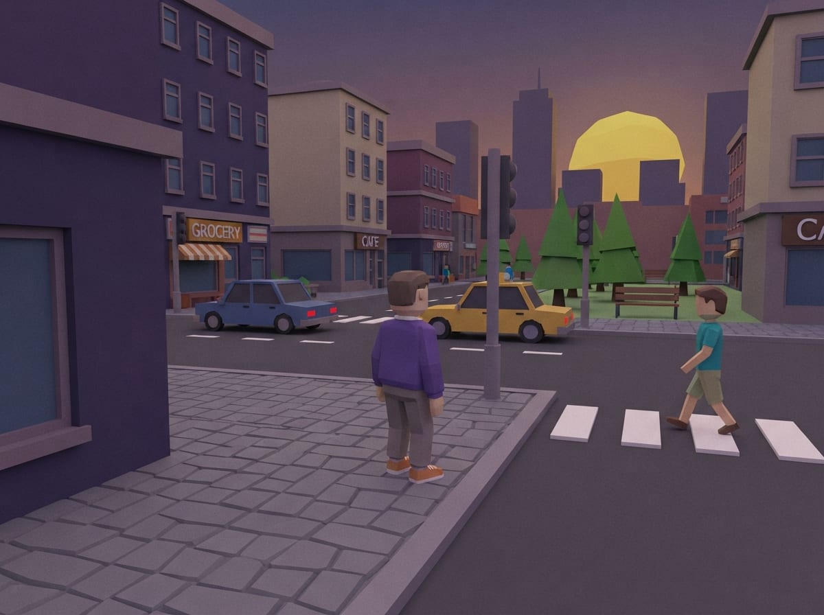 Chunky low-poly