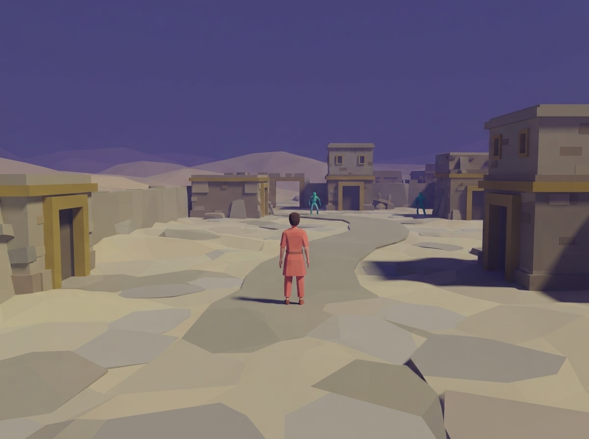 Chunky low-poly
