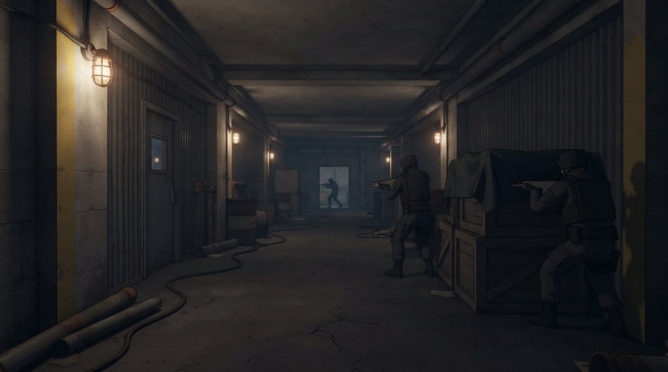 Tight dark halls