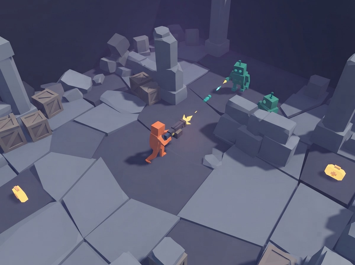 Chunky low-poly