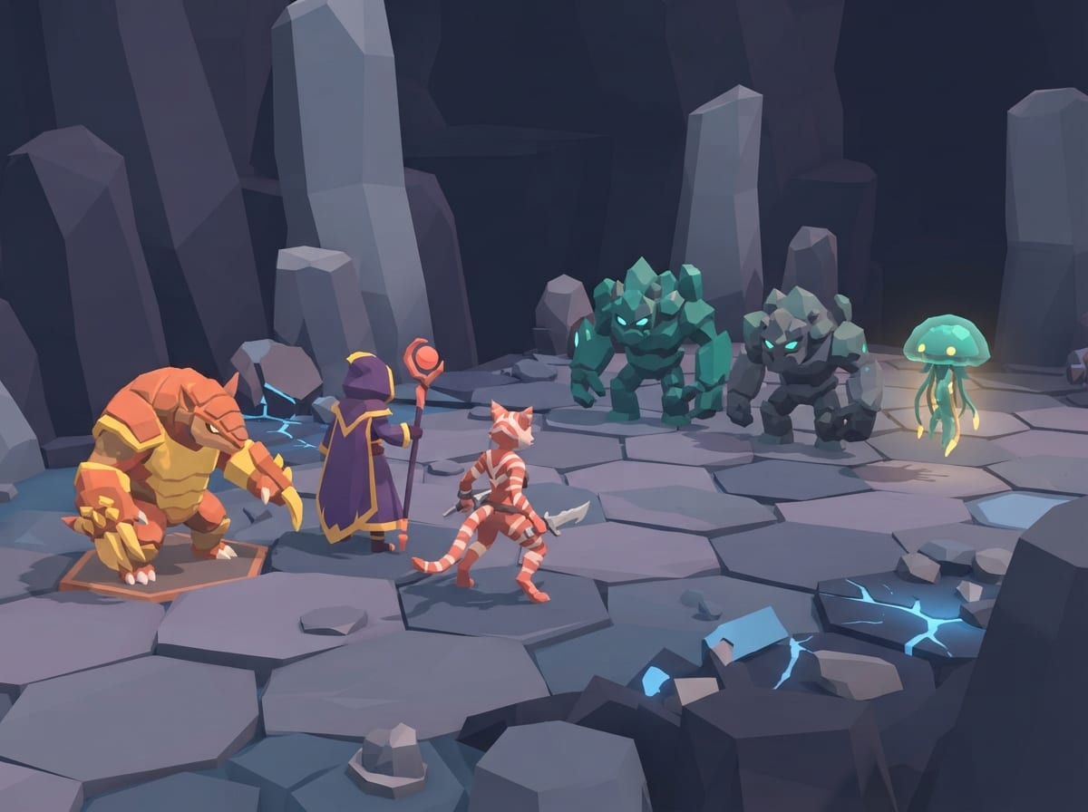 Chunky low-poly