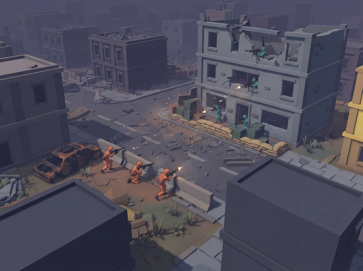 Chunky low-poly