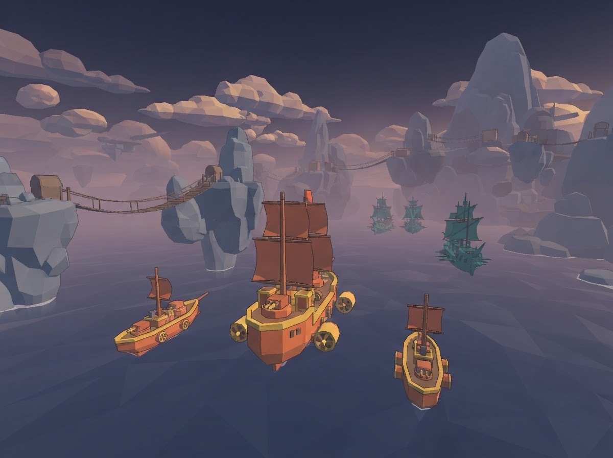 Chunky low-poly