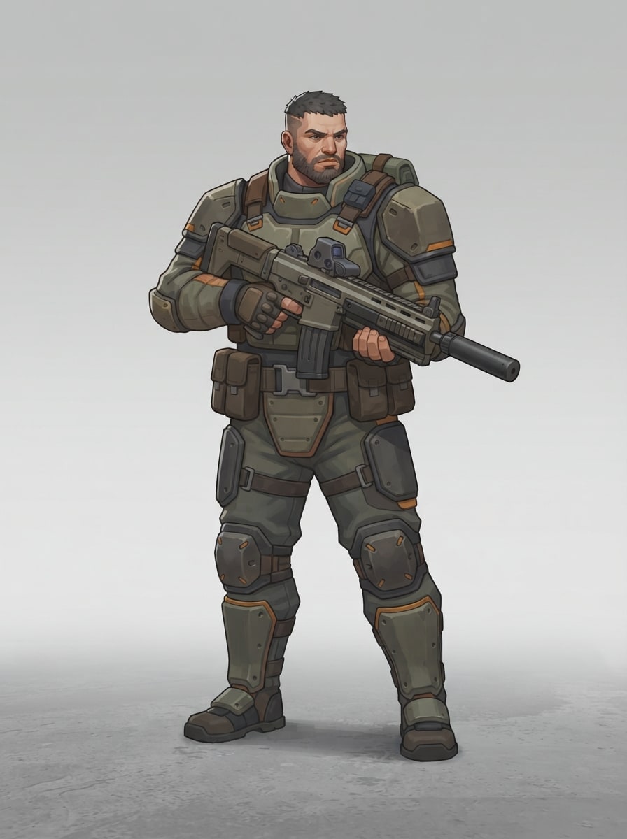 A strong hero
