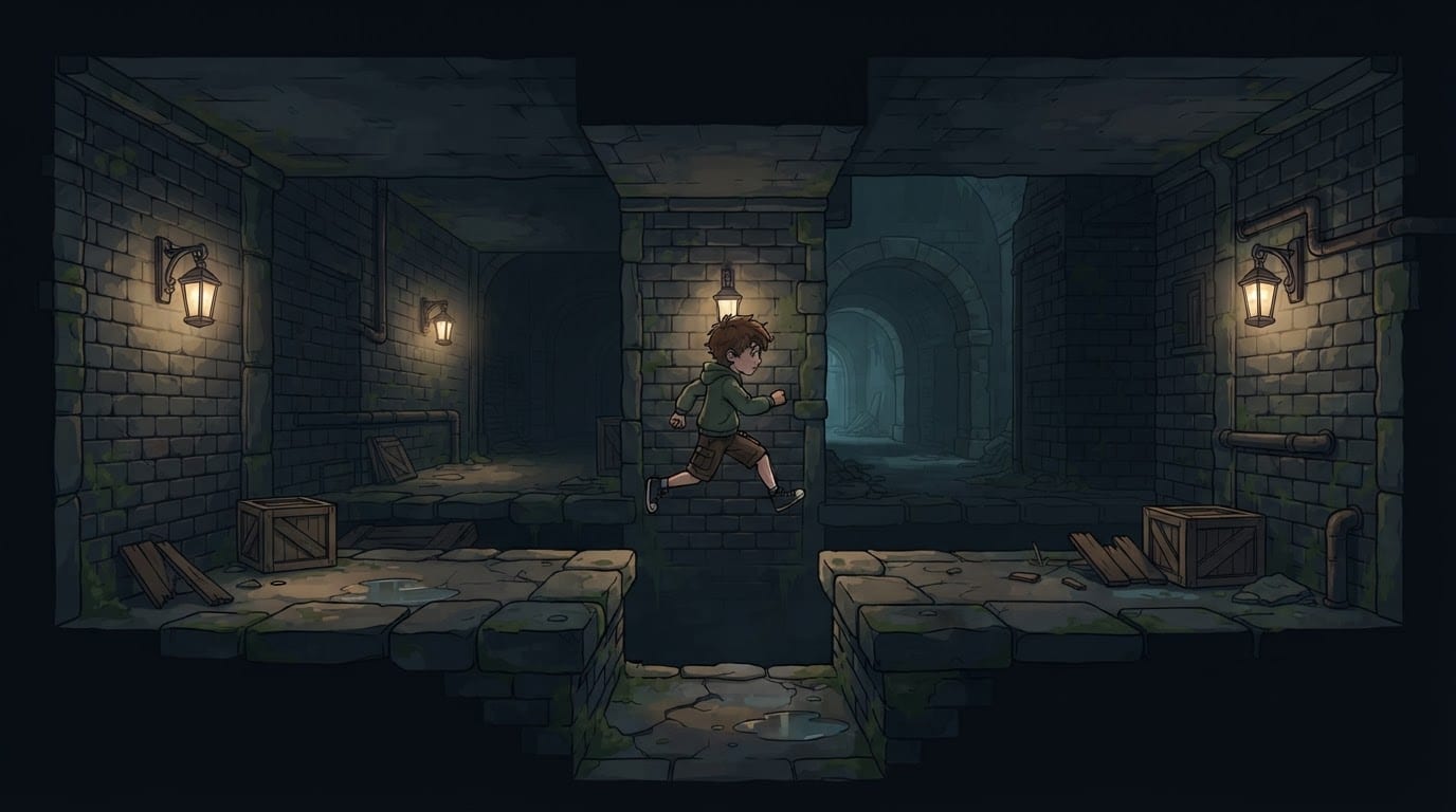 Tight dark halls