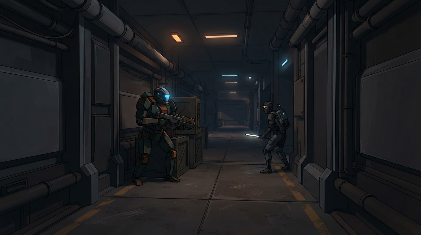 Tight dark halls