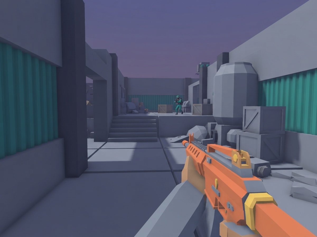 Chunky low-poly
