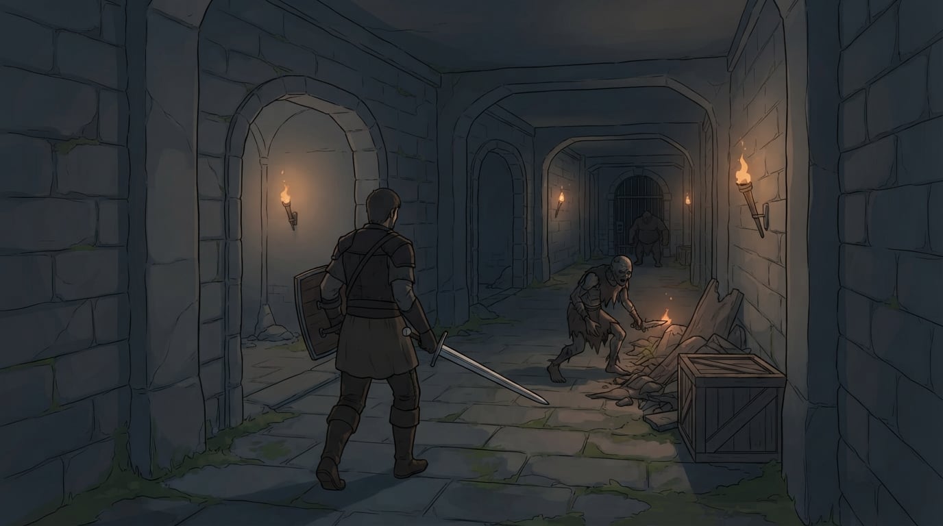 Tight dark halls