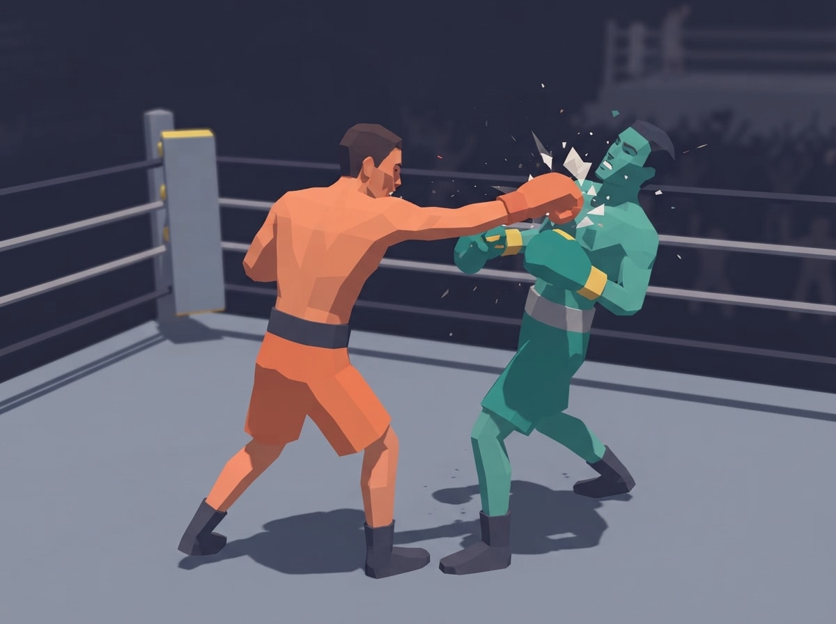 Chunky low-poly
