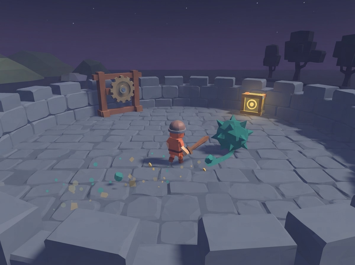 Chunky low-poly