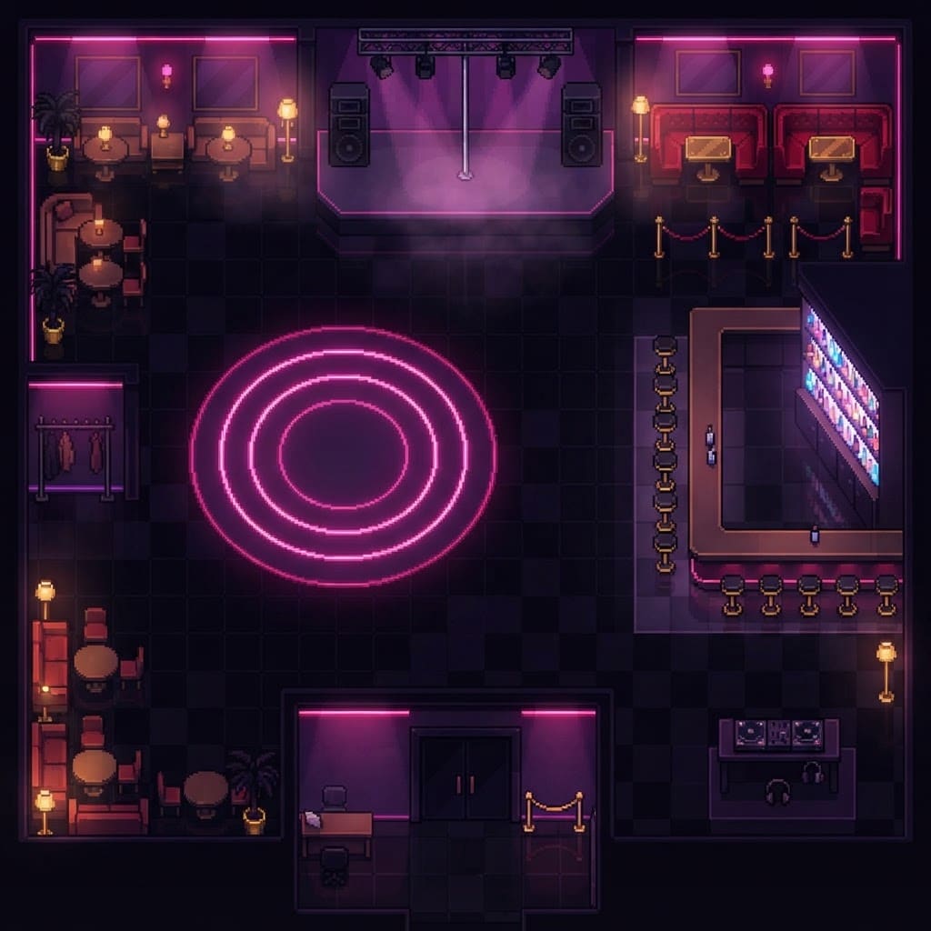 Image: Wide 16:9 landscape high-detail pixel art game map