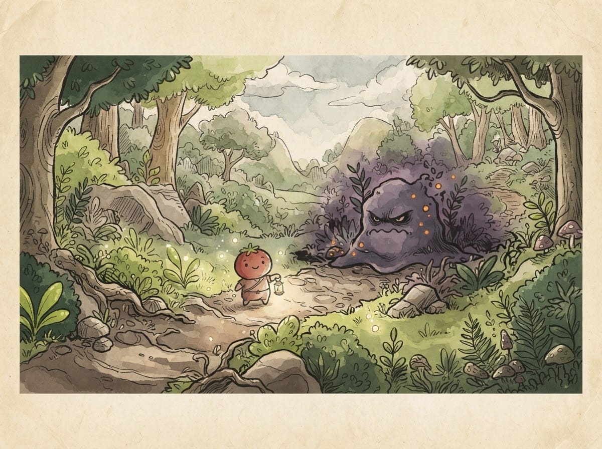 Hand-drawn