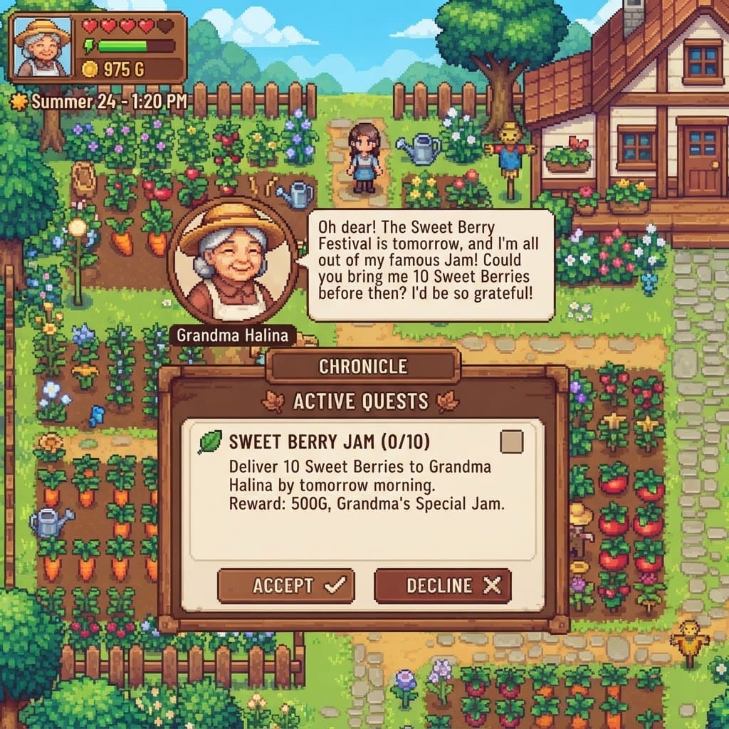 Image: Mobile game UI redesign mockup, 9:16 vertical smar