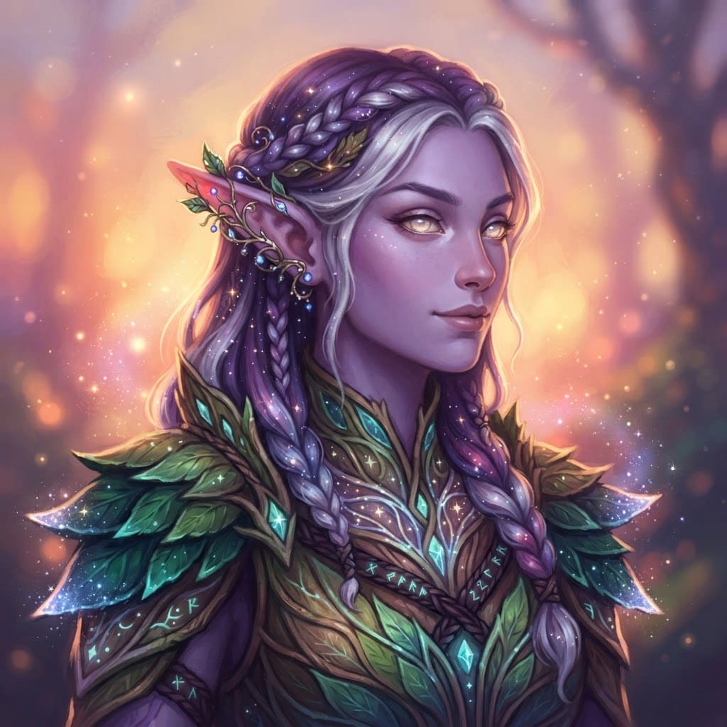 Moon Elf portrait
