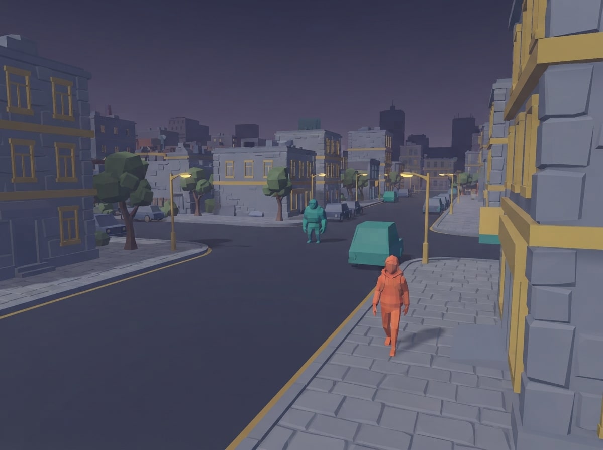 Chunky low-poly