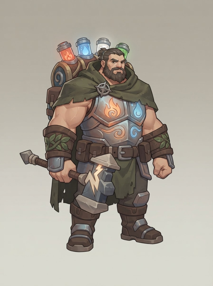 A strong hero