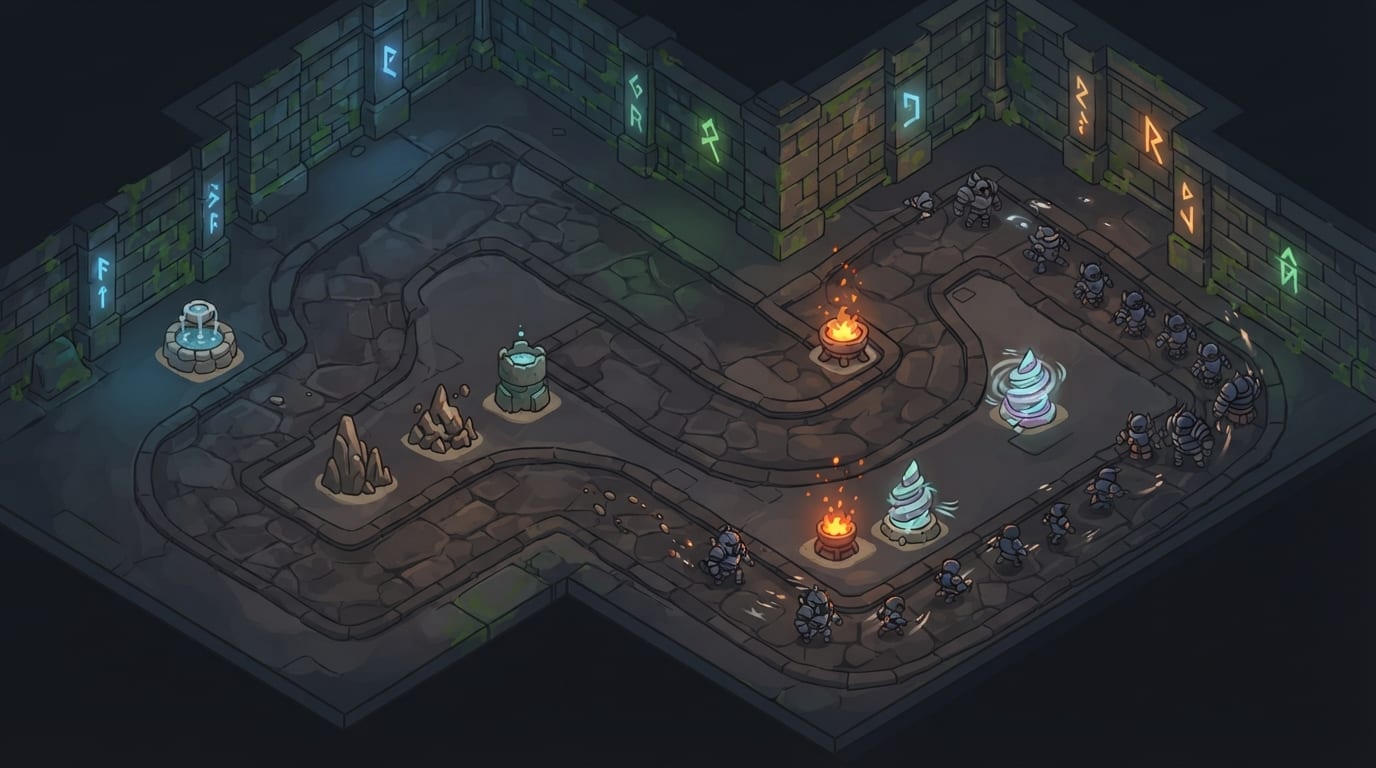 Tight dark halls