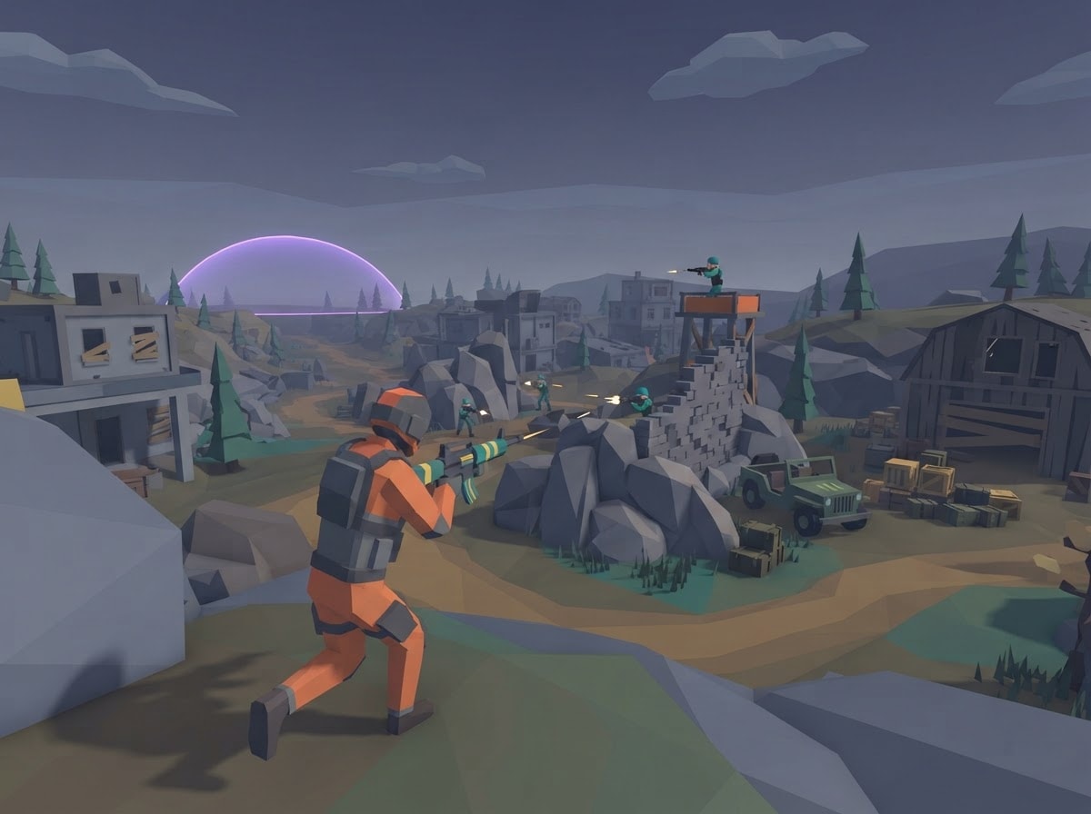 Chunky low-poly