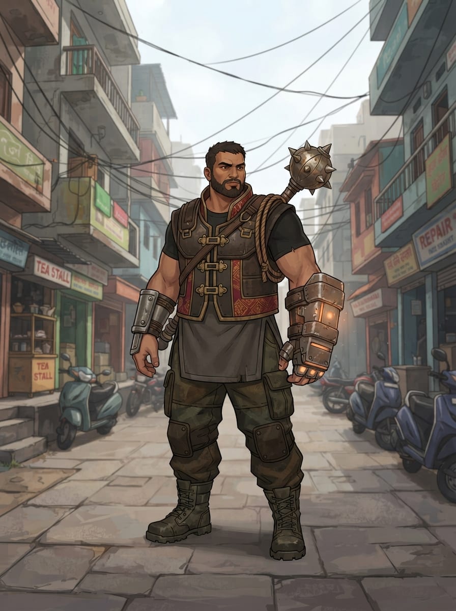 A strong hero