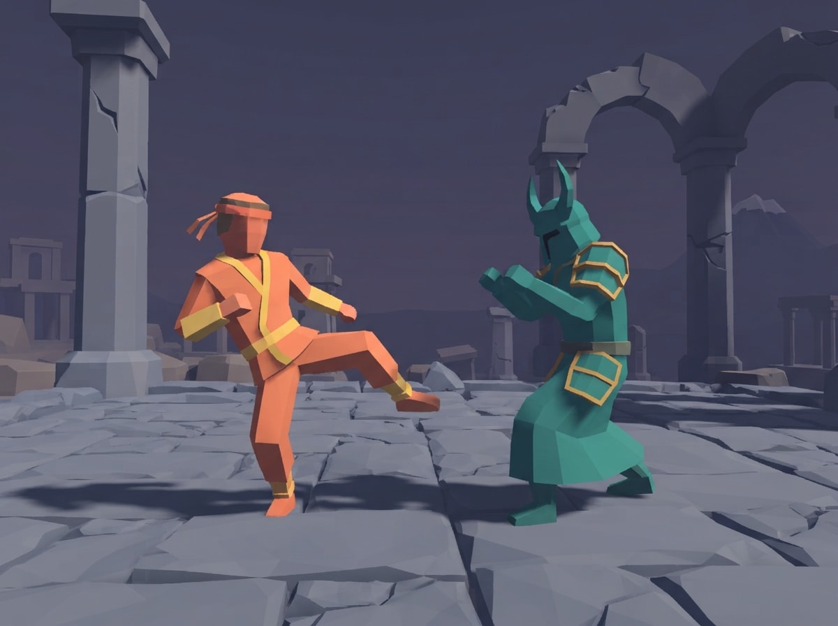 Chunky low-poly