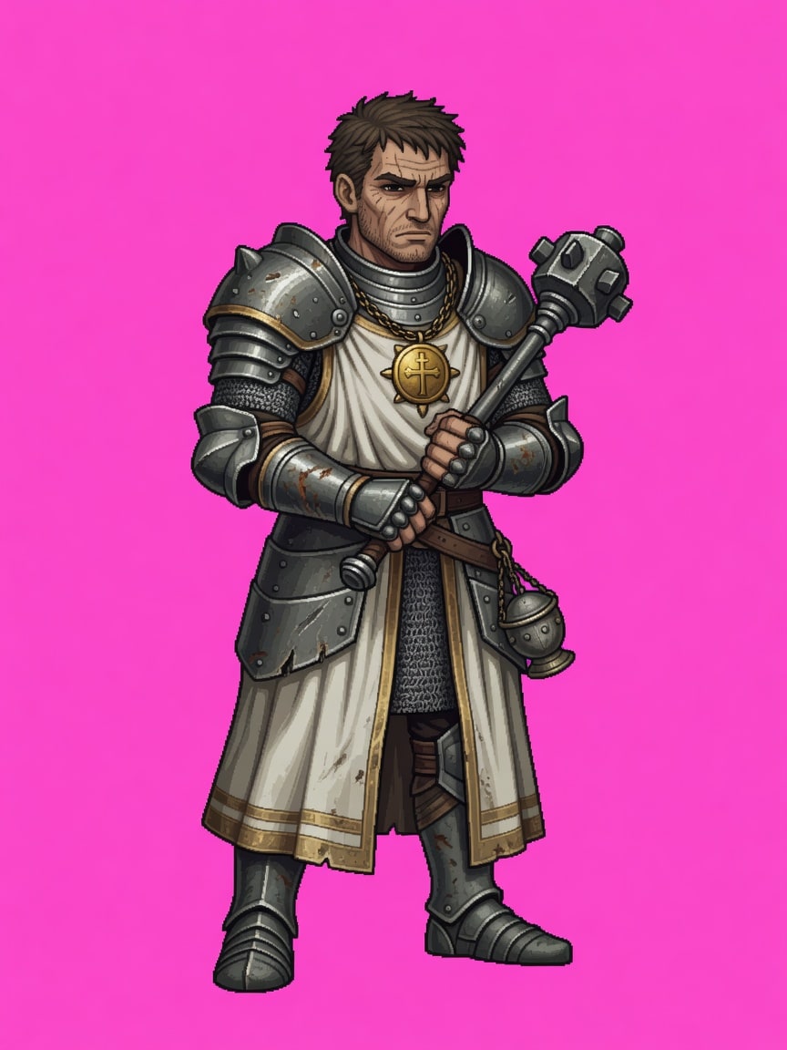 Human Cleric Male - Battle Figure