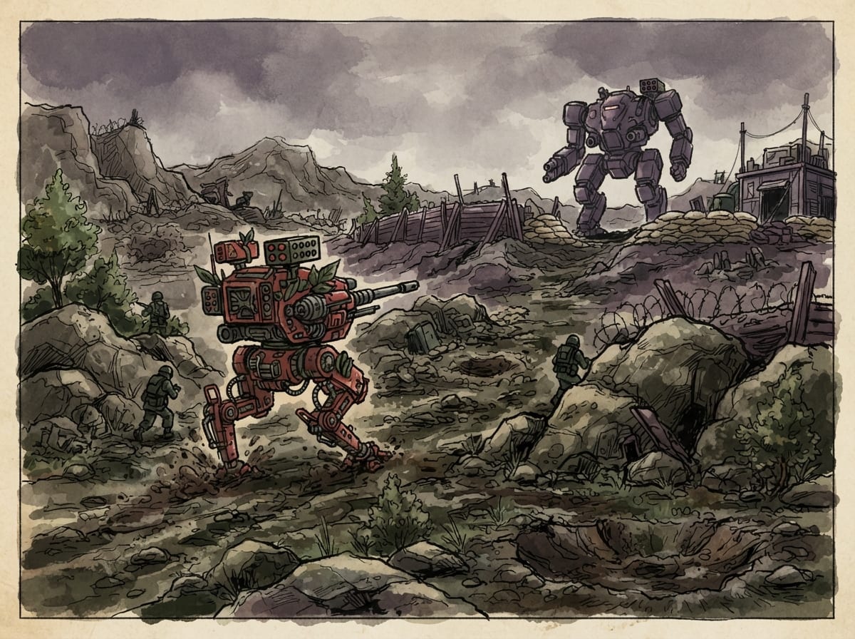 Hand-drawn